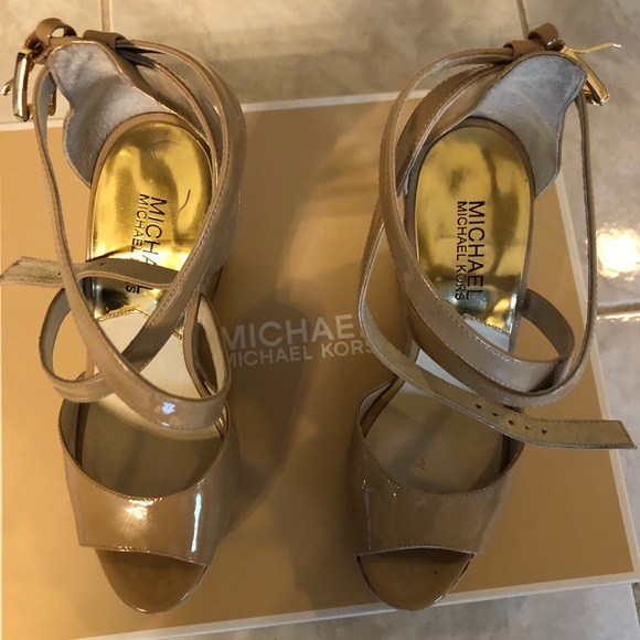 Michael Kors patent wedge espadrilles. - Picture 5 of 5